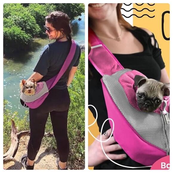 Dog Pet Sling Carrier - Picture 3 of 7